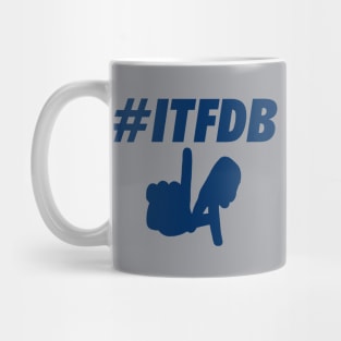 ITFDB LA Hands, Blue Mug